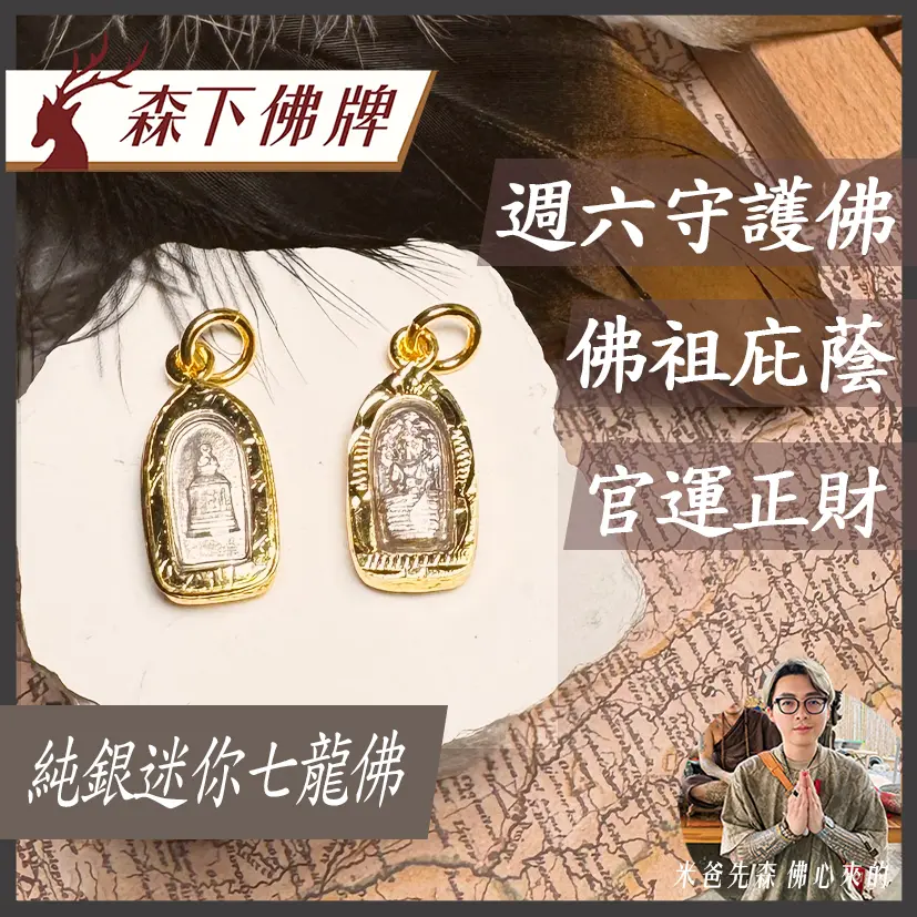 純銀迷你七龍佛 0